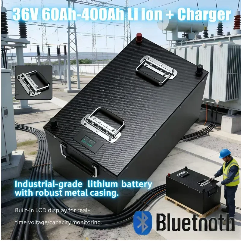 36V Deep Cycle LiFePO4 Battery 50Ah-500Ah High C Rate Built-in BMS Fast Charging for Golf Cart, Solar, RV, Marine, Off-Grid & Ba