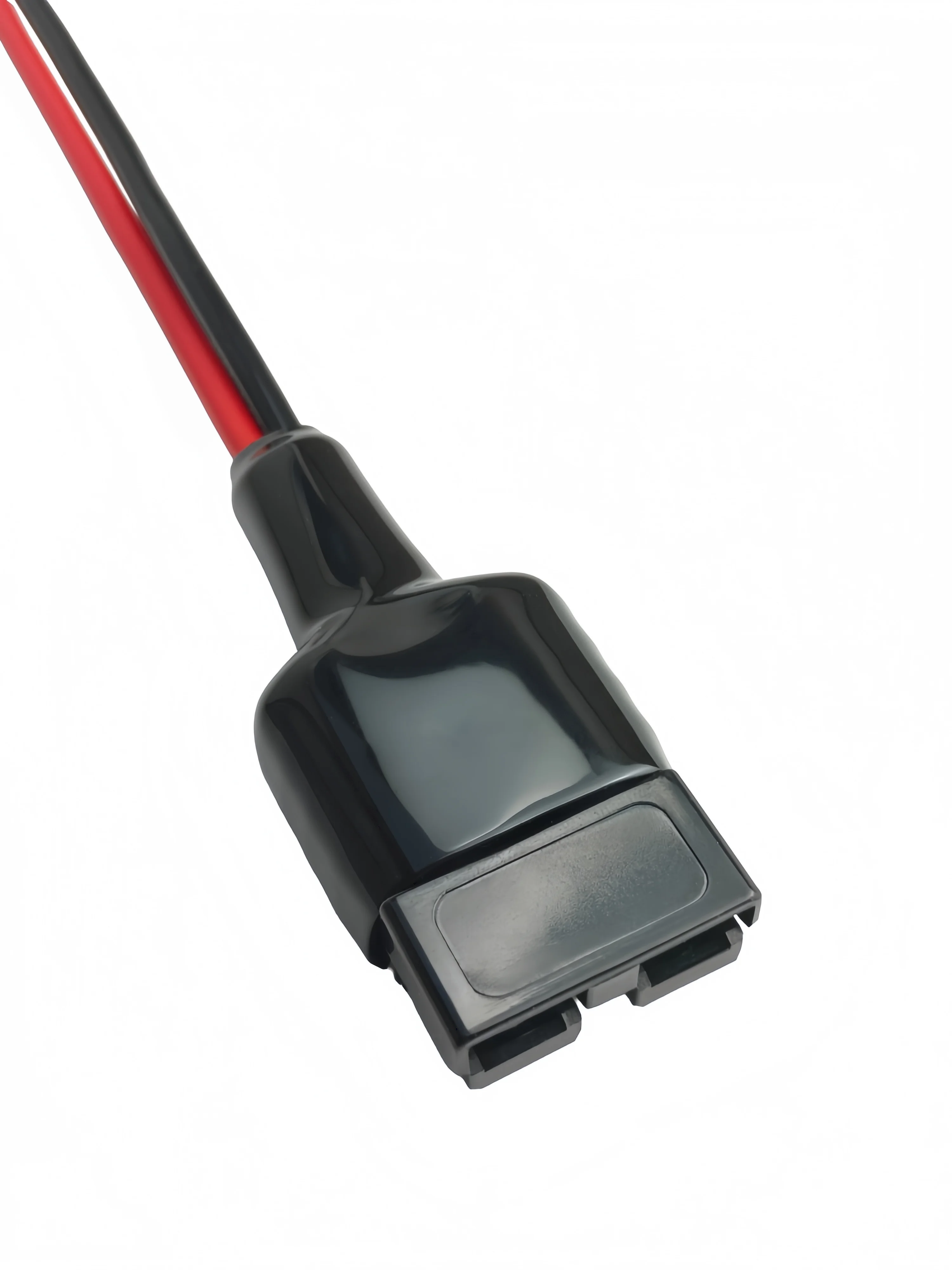 50A Anderson Style Connector to O Ring Terminal Cable 10AWG Battery Power Cable for Solar Generator Power Station