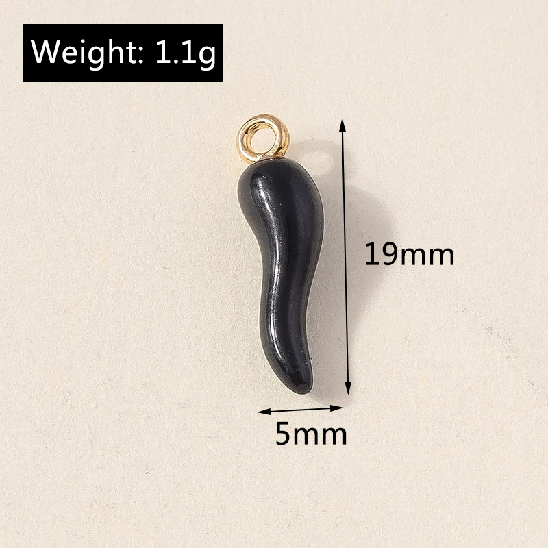 10 Stück niedliche, gemischte Anhänger in Form von Bananen und Orangen aus Harz, zum Basteln von Schmuck, Ohrringen, Halsketten, Armbändern und für DIY-Bastelarbeiten. – Detail 15