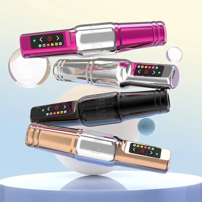 durable Commercial Mini Rotary, Semi-Digital Permanent Makeup Eyebrow Coreless Motor Wireless Tattoo Machine