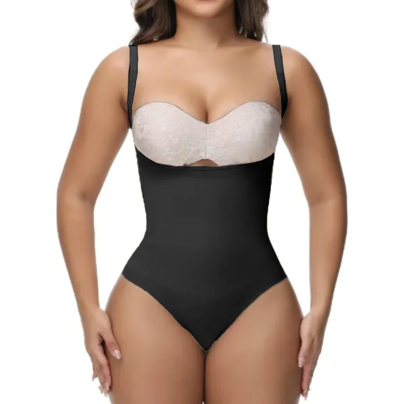 

Женское нижнее белье для похудения, бесшовное эластичное корректирующее белье Fajas Colombianas, подтягивающее ягодицы, треугольные боди для похудения