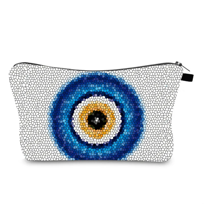 BERKI STAR Eye Print Makeup Bag Cute and Fashion Cosmetic Bag Toiletry Clutch  for Adult Women