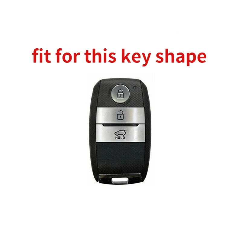 TPU 3 Button Key Holder Car Key Cover Case for Kia Optima Sorento Niro Soul 2015 2016 2017 2018 Kia KX3 KX5 K3S RIO Ceed Cerato