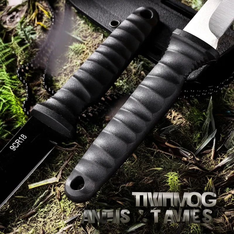 Stainless Steel Meat Cleaver Sharp Boning Knife Fishing Accessories Knife with Sheath Multifunction Vegetable Peeler Camping
