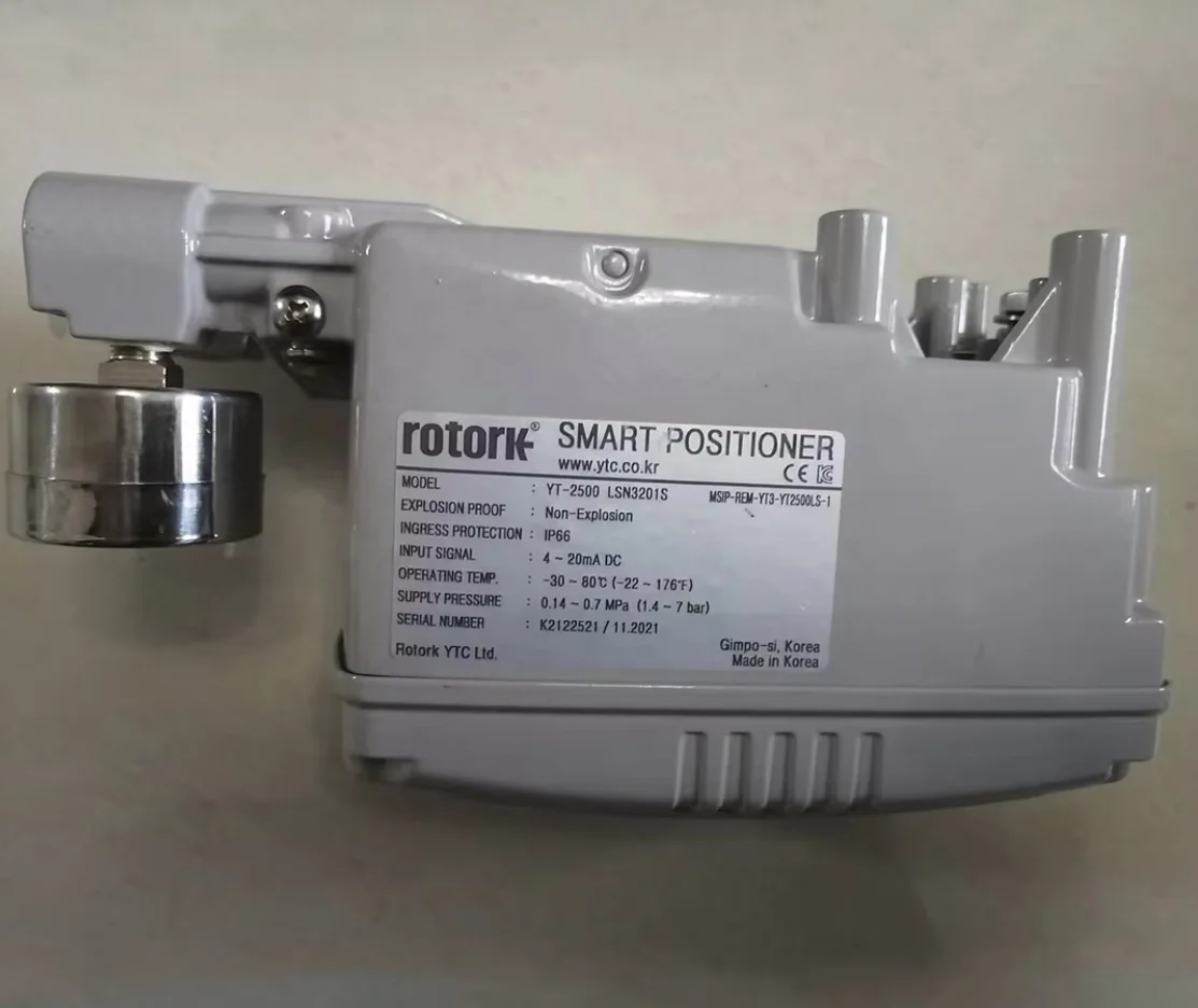 Original Rotork YT-2500 Smart Valve Positioner And Pneumatic Valve For Globe Control Valve Ytc Positioner Yt-250rsi5121s