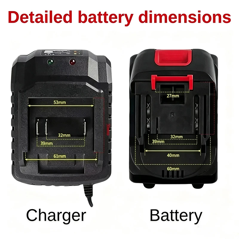 Original 21V Battery High Capacity Rechargeable Lithium Ion Battery for Makita 18V Battery Power Tool DDF487 with BMS