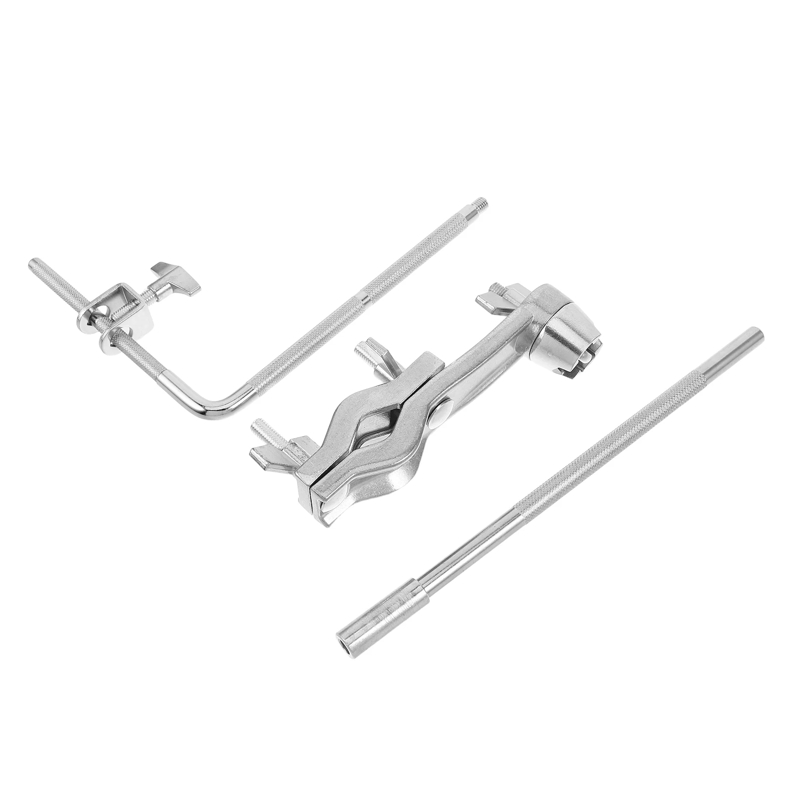 

Professional Versatility Drum Cowbell Mount Holder Clamp L Rod Tambourine Holder Drum Rack Mount Bracket Cymbal Stand