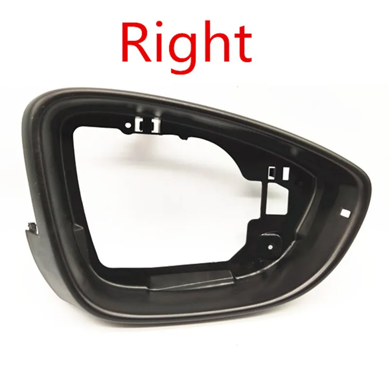Car Glossy Side Mirror Housing Frame Rear View Mirror Holder Trim For VW Jetta 6 MK6 Passat B7 CC Beetle Scirocco Accessories