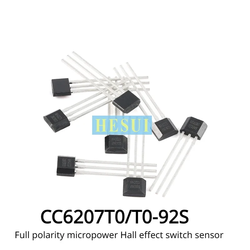 10PCS Original CC6207TO-92S full polarity micropower effect switch sensor