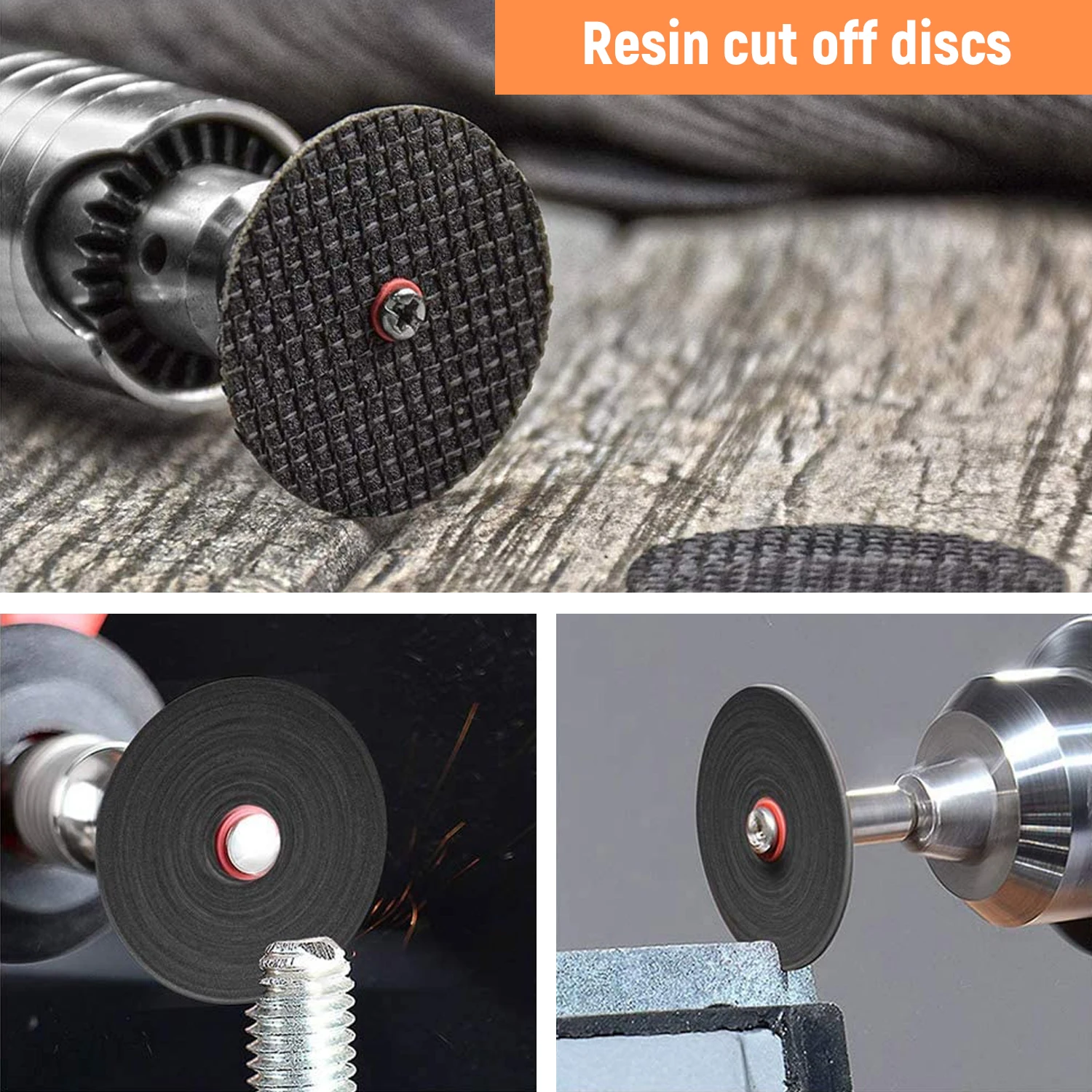 Zestaw 45 mini tarcz tnących do pilarki tarczowej, tarcze szlifierskie, tarcze tnące do narzędzi z przezroczystym etui.