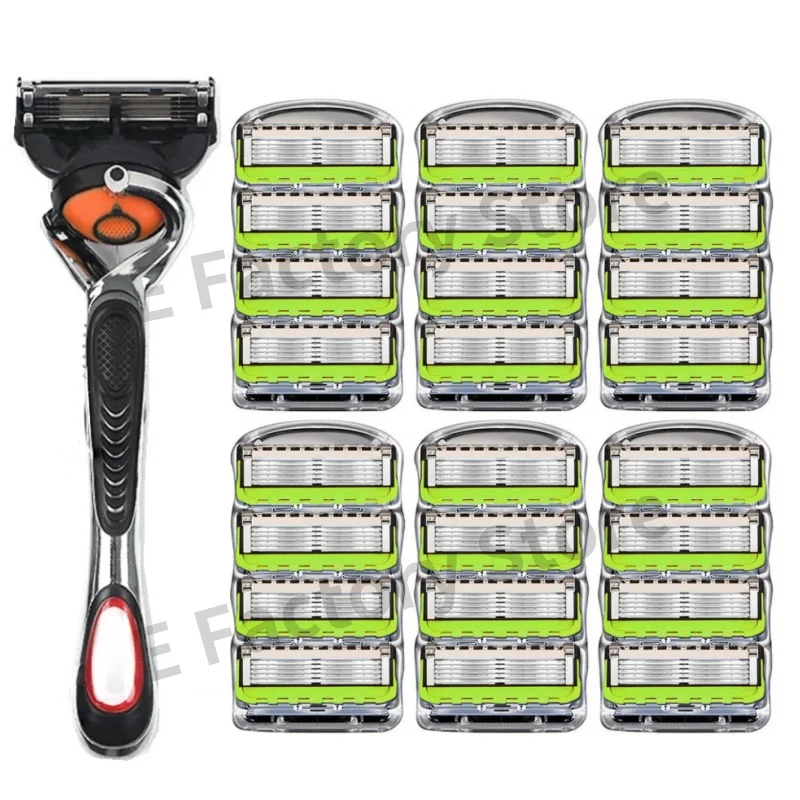 

5-layer Razor Blade, MEN'S Manual Razor Blade, Safety Razor Blade, Classic Reusable Razor Blade for Skin Protection