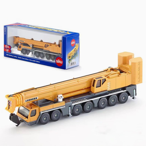 Scala 1:87 LIEBHERR LTM 1250-5.1 Ingegneria Camion di Sollevamento Gru Modello di Auto in Lega Collezione Display Ornamento Giocattolo Regalo