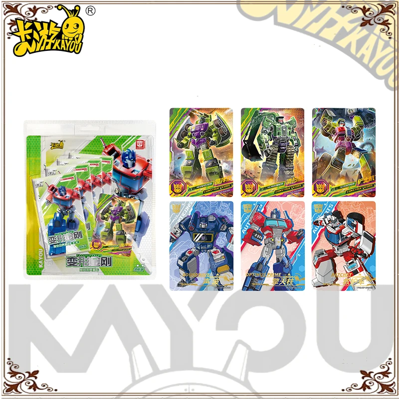 Kayou Original Transformers Card Leader Edition Optimus Prime Peripheral Card Book Collection Booking Game Card