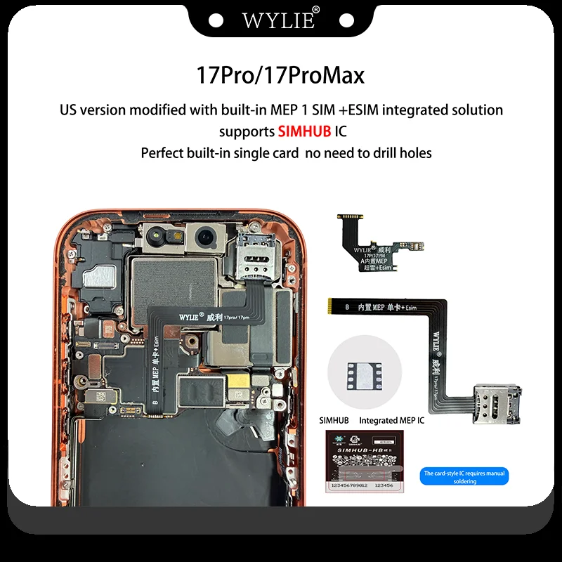 WYLIE US ESlM-to-2-SIM Conversion & MEP Integration Solution