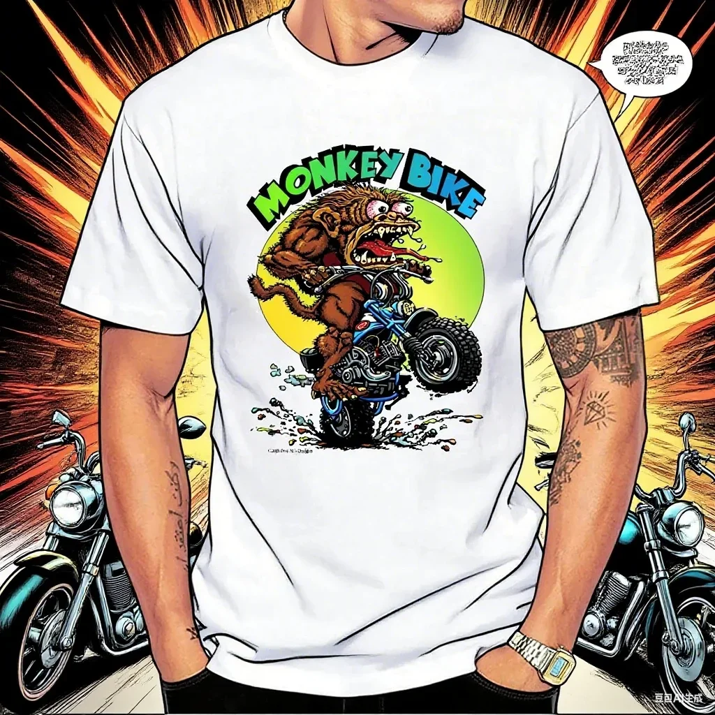 

New Fashionable Short Sleeved T-shirt with Personalized 3D Printed Mountain Racing Suit, Quick Drying Breathable Motorcycle Suit