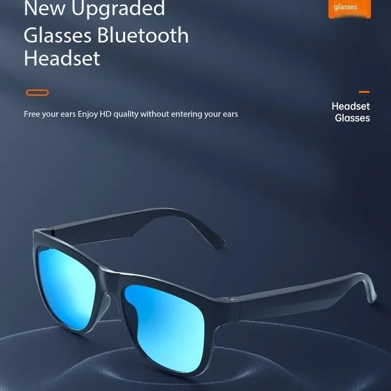 Bluetooth Glasses Headphones 5.0 In-Ear Stereo Music Listening Glasses Cross-border Wireless Sports Sunglasses RC Earphones