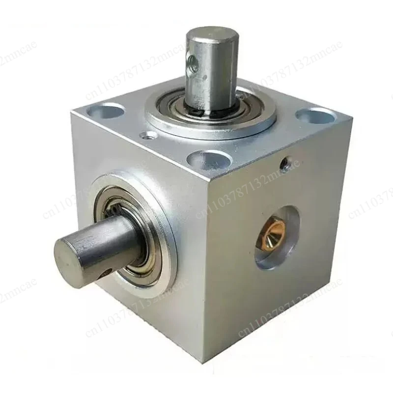 Diameter Dual Shaft 2000RPM 12Nm 90 Degree Commutator 1.5M 20T Vertical Type Right Angle Steering Gear Box 15mm