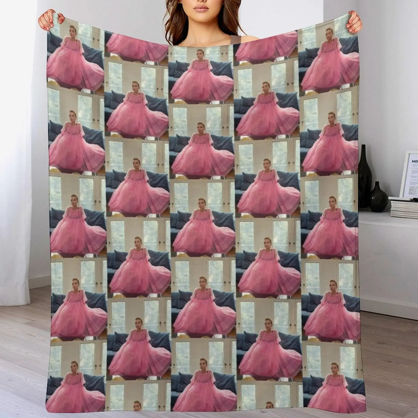 

Villanelle Killing Eve Throw Blanket Ultra Plush Cozy Blanket for Napping Sleeping