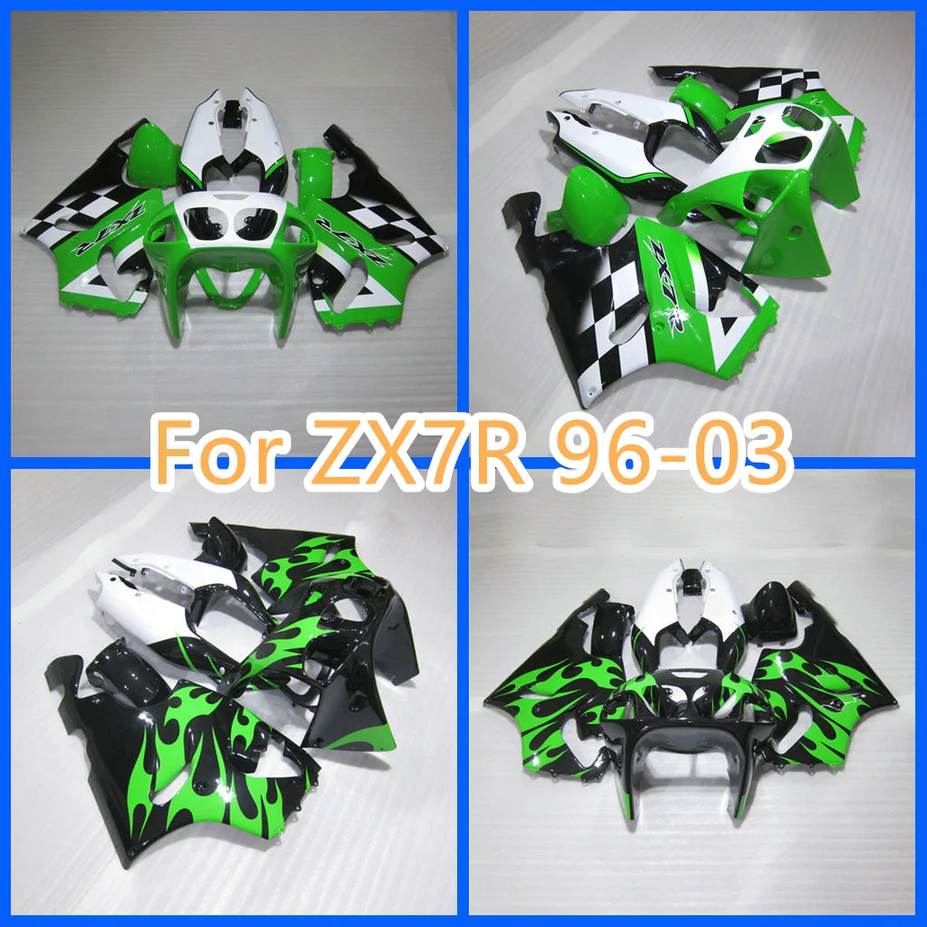 Bodywork Set Fits for Kawasaki Ninja ZX-7R ZX7R 96 97 98 99 00-03 ZX 7R 1996 1997 1998 1999 2000 2001 2002 2003 Motorcycle Parts