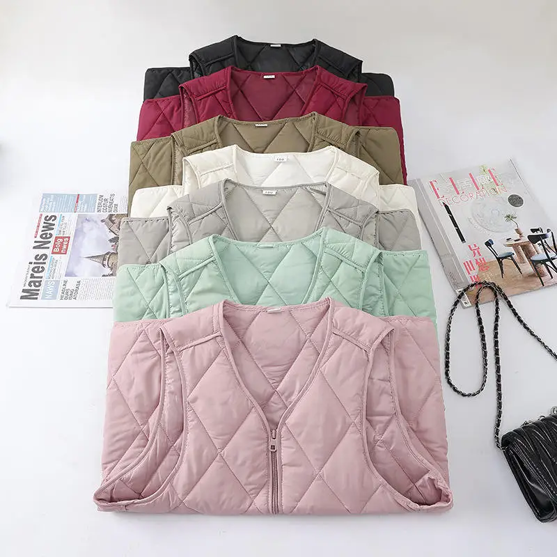 

Новинка 2025 года, женский пуховый хлопковый жилет, теплая верхняя одежда на подкладке, Jaet, осенне-зимняя модная одежда для мам, дизайн Sli Bal