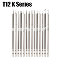 T12 K Series Electric Soldering Iron Tips T12 K KL KF KR KU KL J02 JS02 for Hakko FX951 DIY Soldering Station Kits Welding Tools