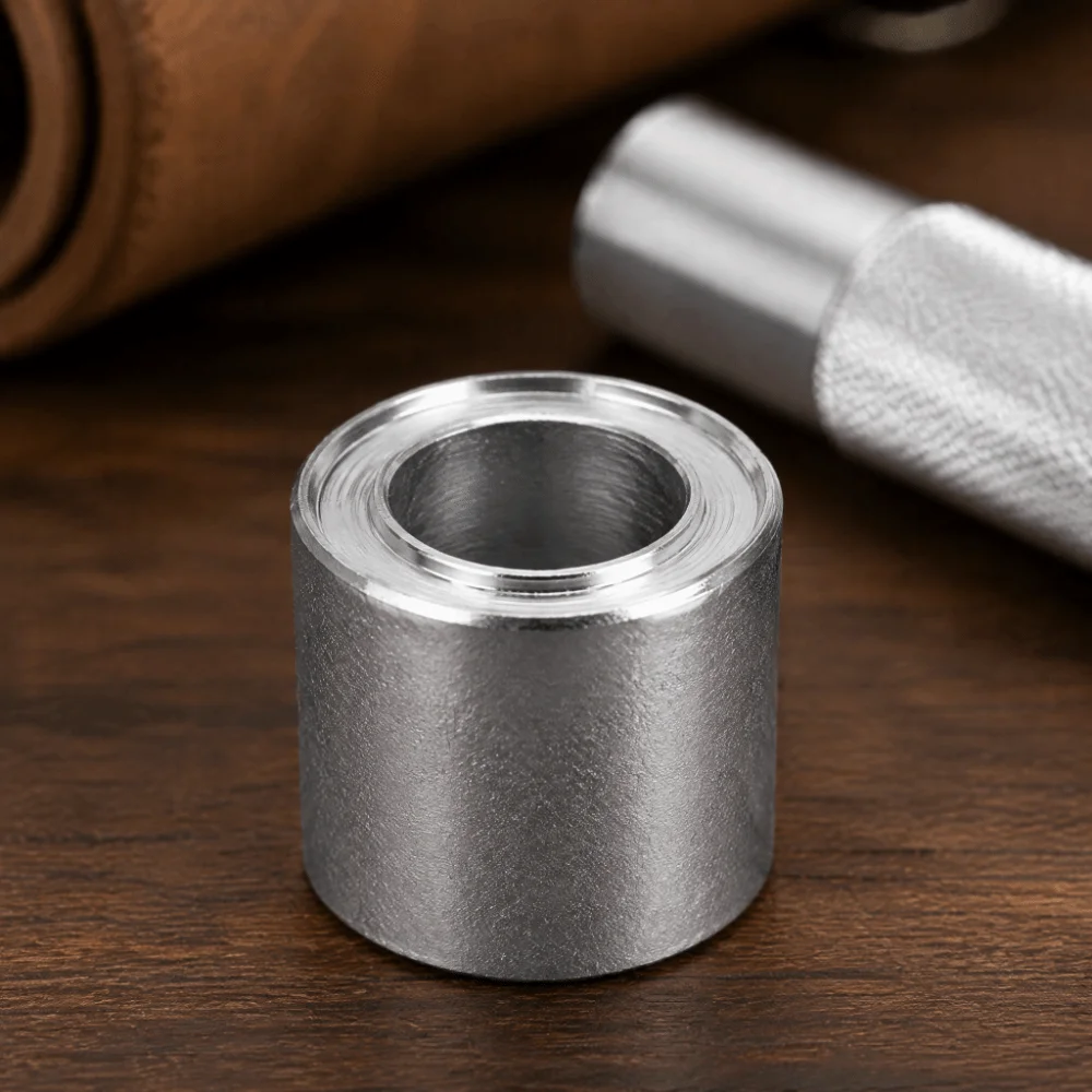 Silver Finish Eyelet Punch Die Tool Die Set 1000# 12mm Hollow Punch Tool 1400# 17mm 2000# 20mm Grommet Setter Kit For Handbag