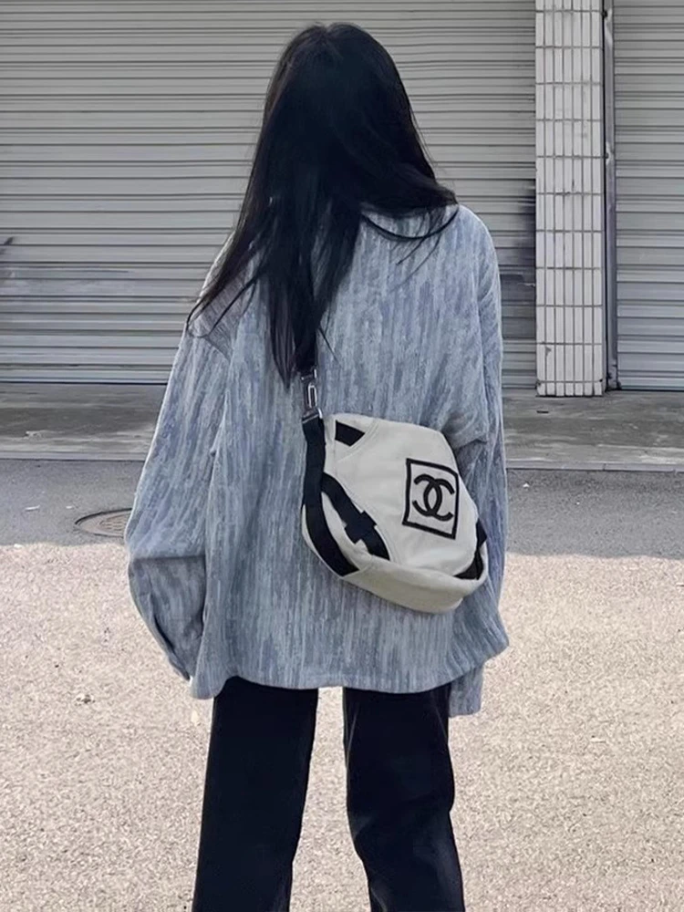 

Denim Coats For Ladies Womens Spring Tweed Belted Pleated Patchwork Vintage Festival Youth Dopamine Matching Layered Lacework OL