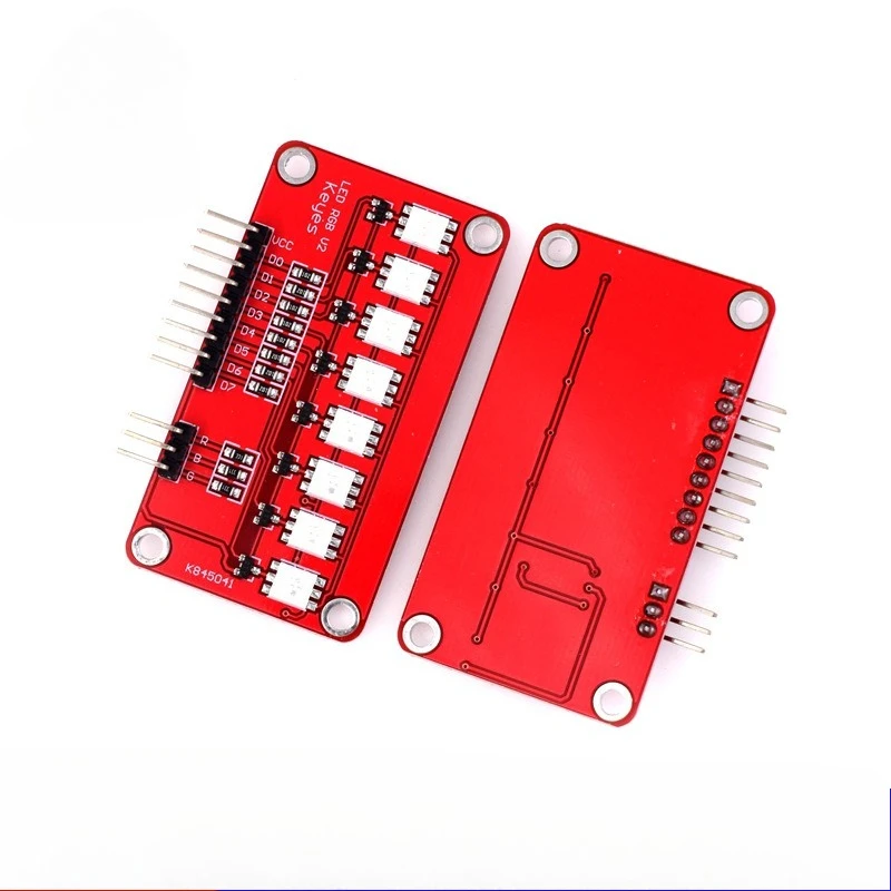 Módulo de luz de flujo LED a todo color 5050 RGB/microcontrolador Tablero rojo de robot de luz de flujo