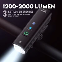 CYCLAMI SoRider bicicleta delantera luz faro BR 2000 AI 1200 lúmenes alto brillo multifunción carretera MTB seguridad en ciclismo