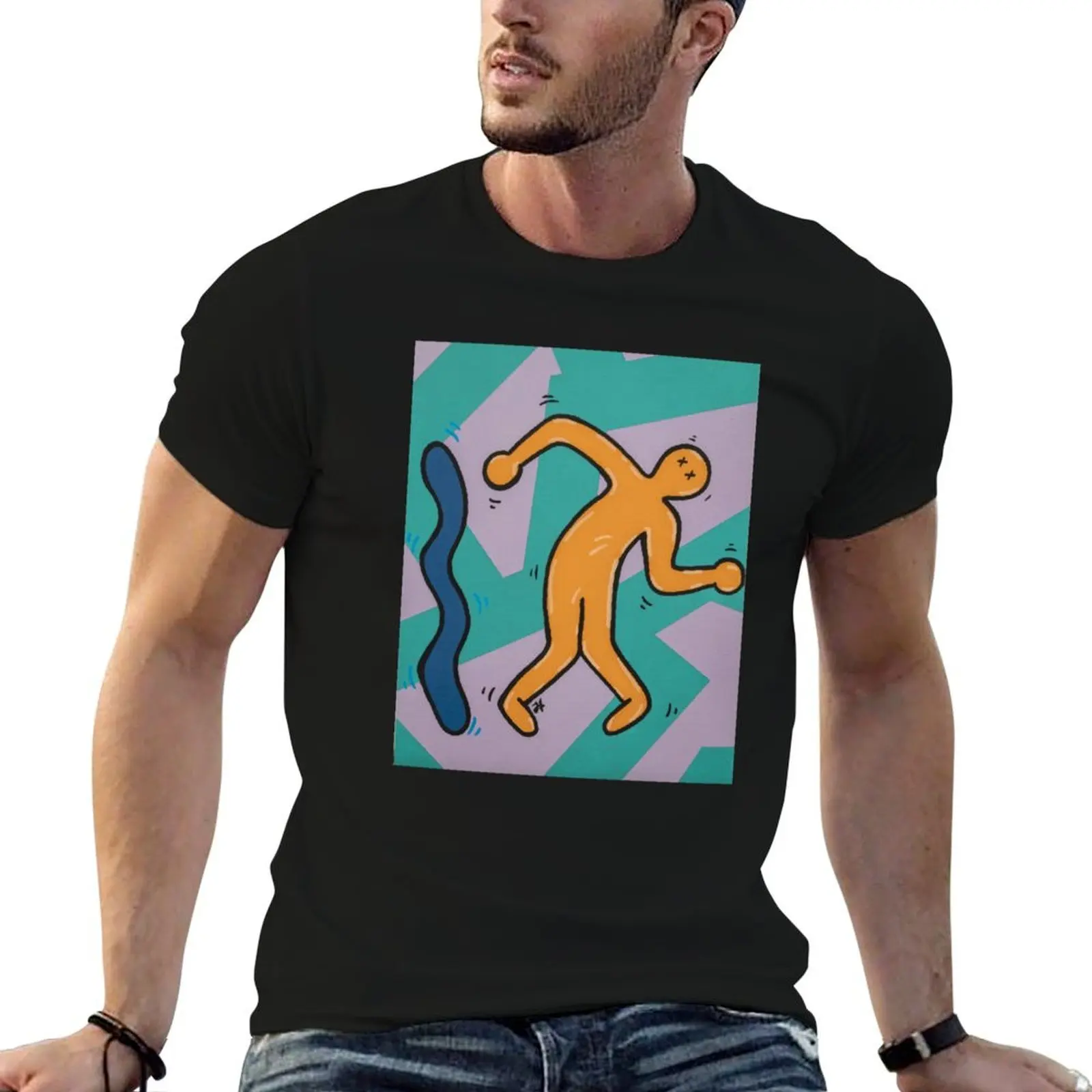 I Call This the Wiggle T-Shirt Stylish Print Short Sleeve Tee