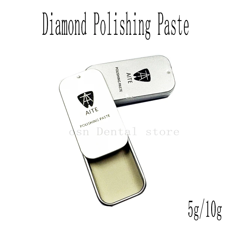  Dental Diamond Polishing Paste 5g/10g for Zirconia Ceramic Abrasive Lab Polisher Dentistry Lab Materials High Gloss Finishing