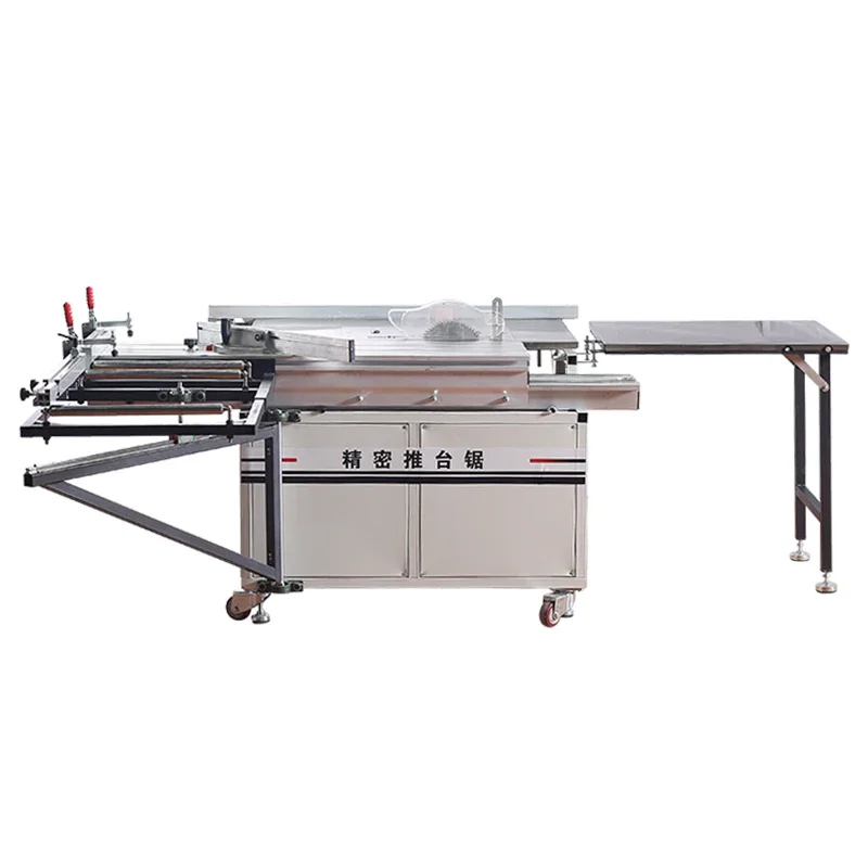 Small Swing Arm Dust-free Folding Precision Sliding Table Saw For Wood Panel Cutting Woodworking Machine