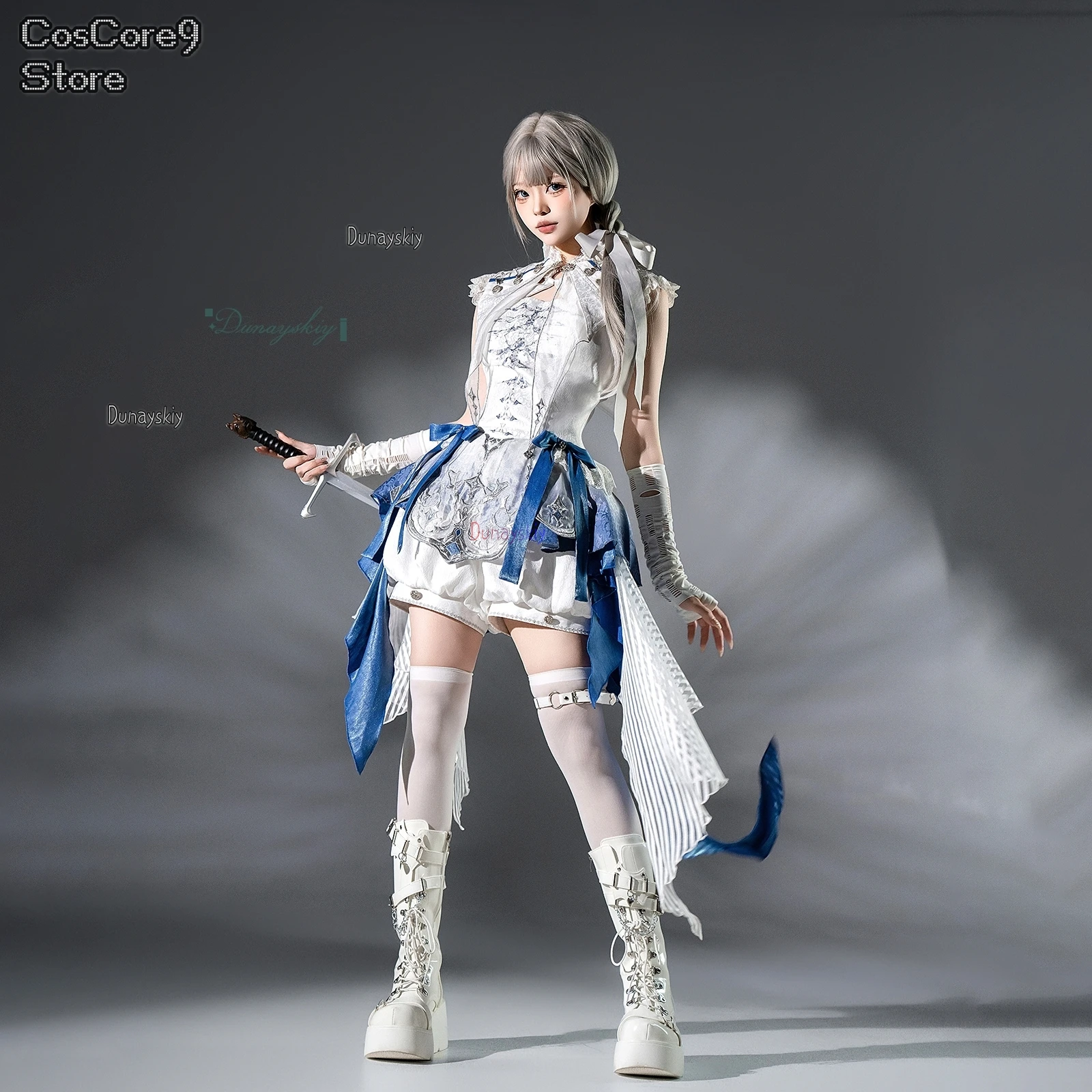 فتاة يومية ريترو مطرزة الأمير لوليتا ملابس كول ثلاث قطع البدلة الأصلية لوليتا الحمالة فستان السراويل حفلة الهالوين #1