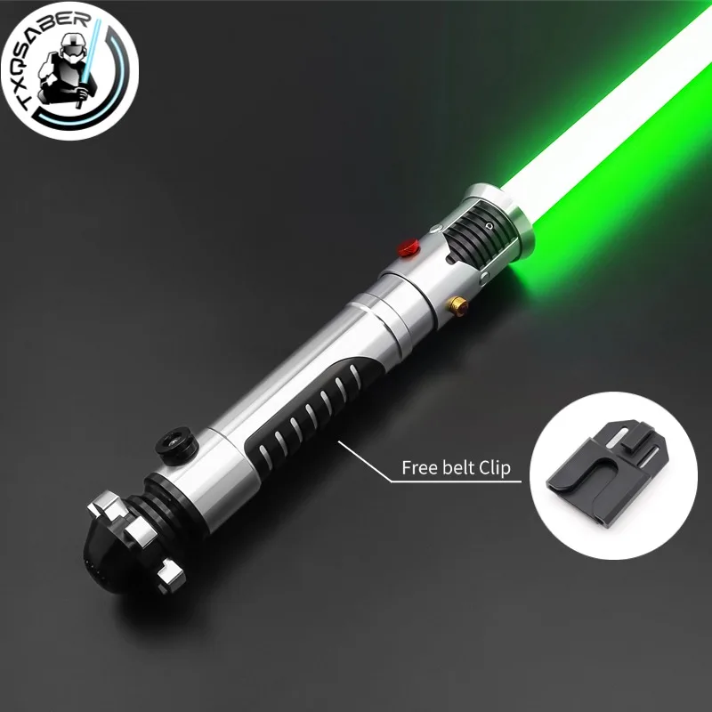 

TXQSABER Obi Wan Kenobi EP1 New Pixel Duel Lightsaber Proffie With LED Strip Blade SD Card Metal Handle Smooth Swing Kids Toys