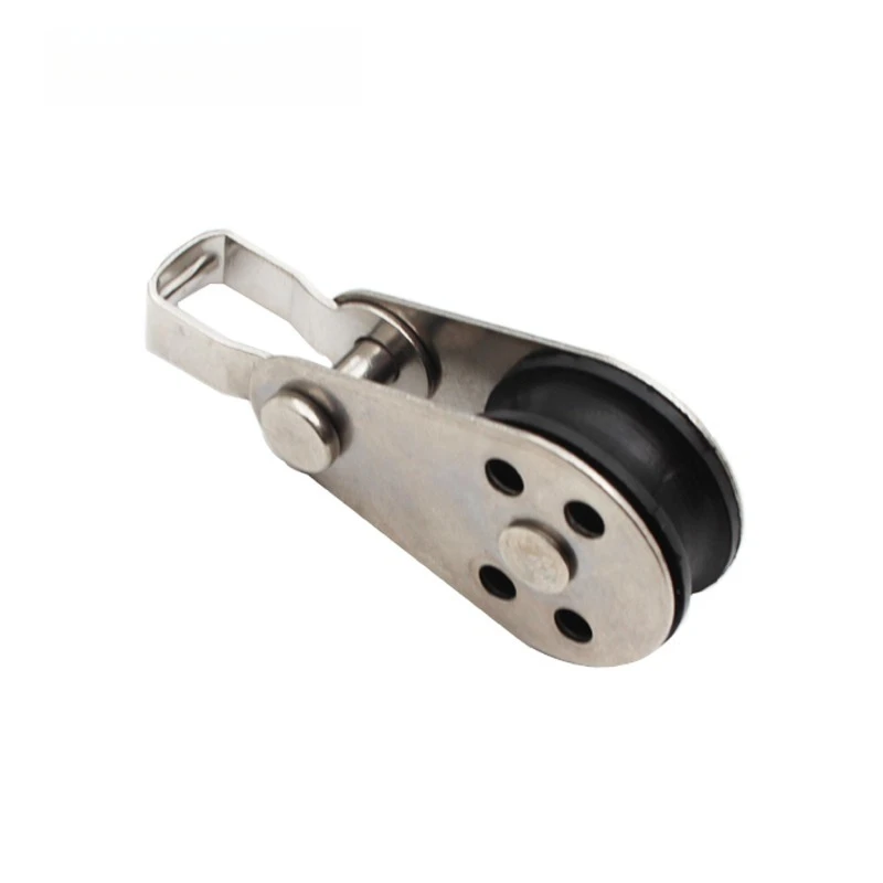 Stainless steel pulley, nylon, sailing yacht marine , nylon rope , rocking