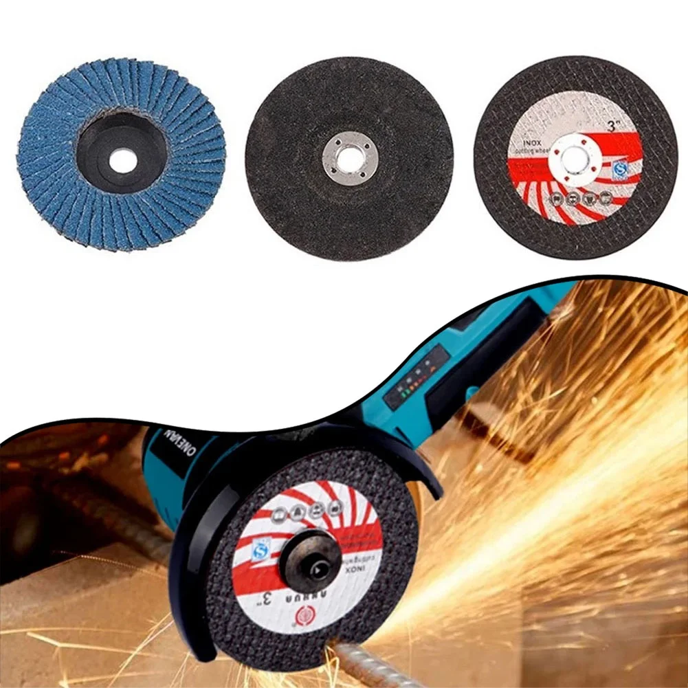 3pcs 3inch 75mm Saw Blade Cutting Disc Polishing Disc Grinding Wheel For Angle Grinder Steel Stone Sanding Cutting Saw Blade