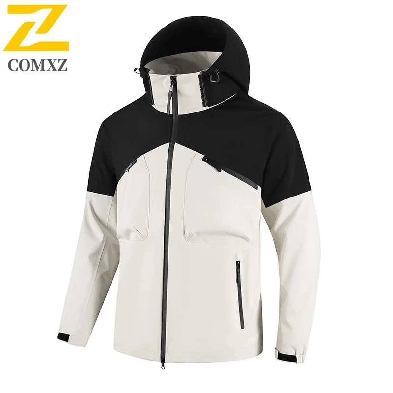 

Мужская куртка высокого качества, новинка 2025 года, ветрозащитная водонепроницаемая дышащая куртка с капюшоном, уличная куртка для кемпинга, пешего туризма, штурмовика