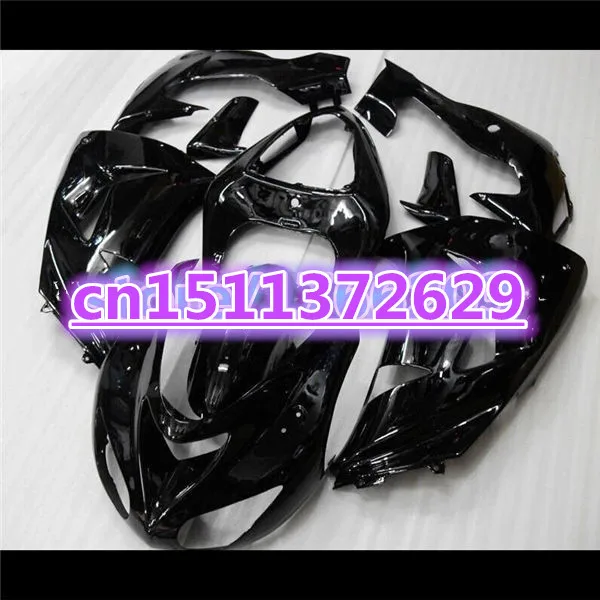 

100% новые обтекатели для KAWASAKI 06-07 NINJA ZX10R 06 07 ZX-10R, черный, ZX 10R 10 R 2006 2007, комплект обтекателей кузова