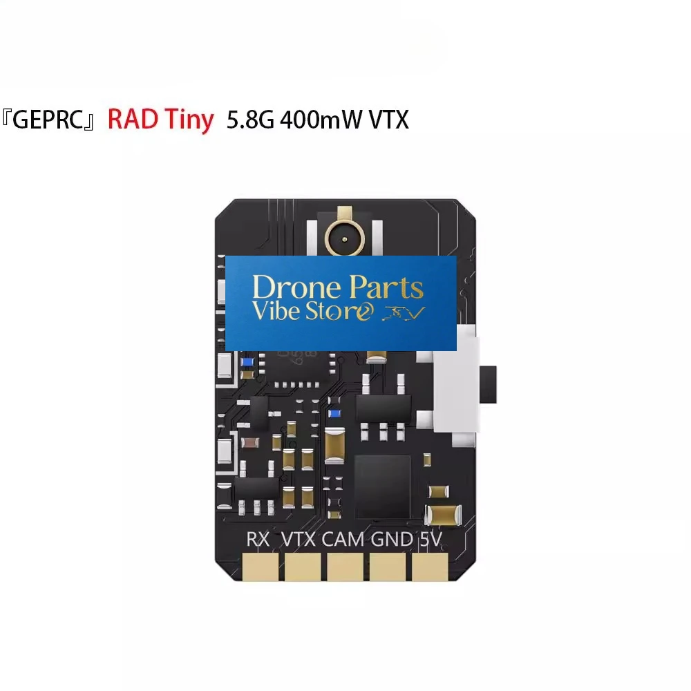 Drone PartsGEPRC RAD Tiny 5.8G 400mW VTX Speed Crossing Machine PFV Image Transmission OSD Parameter Tuning Transmitter Drone Ac