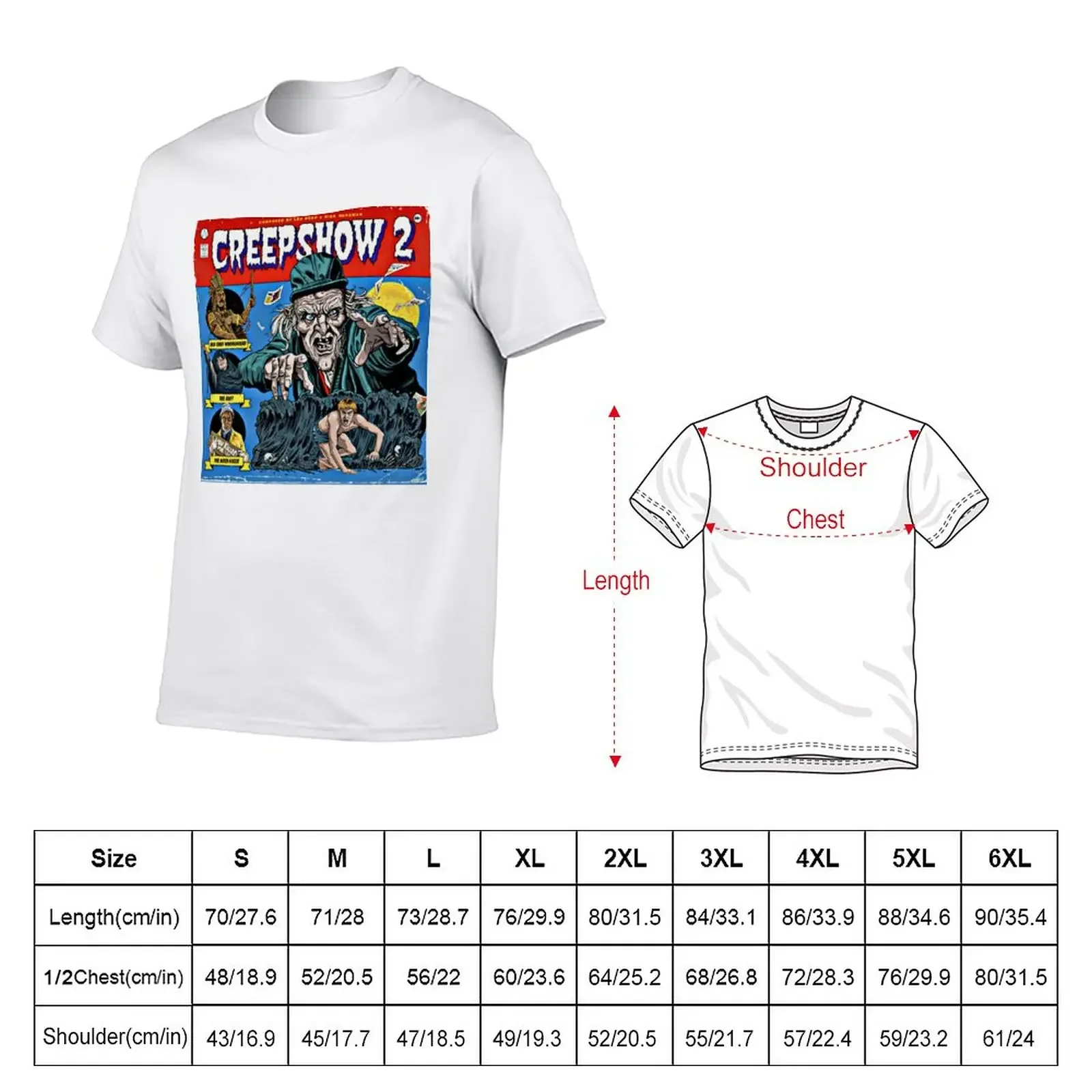 Creepshow 2 T-Shirt boys whites Blouse oversizeds funnys fitted t shirts for men