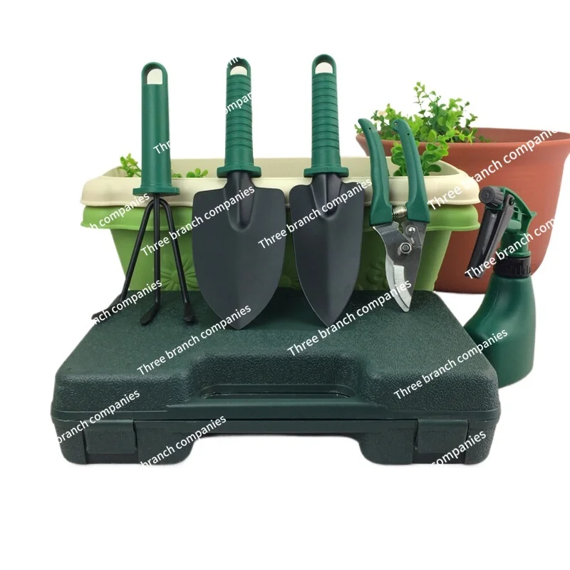 Household Gardening Planting Suit Small Shovel Digging Soil and  Vegetables Balcony Flower Pot Flower Stainless Steel Tools