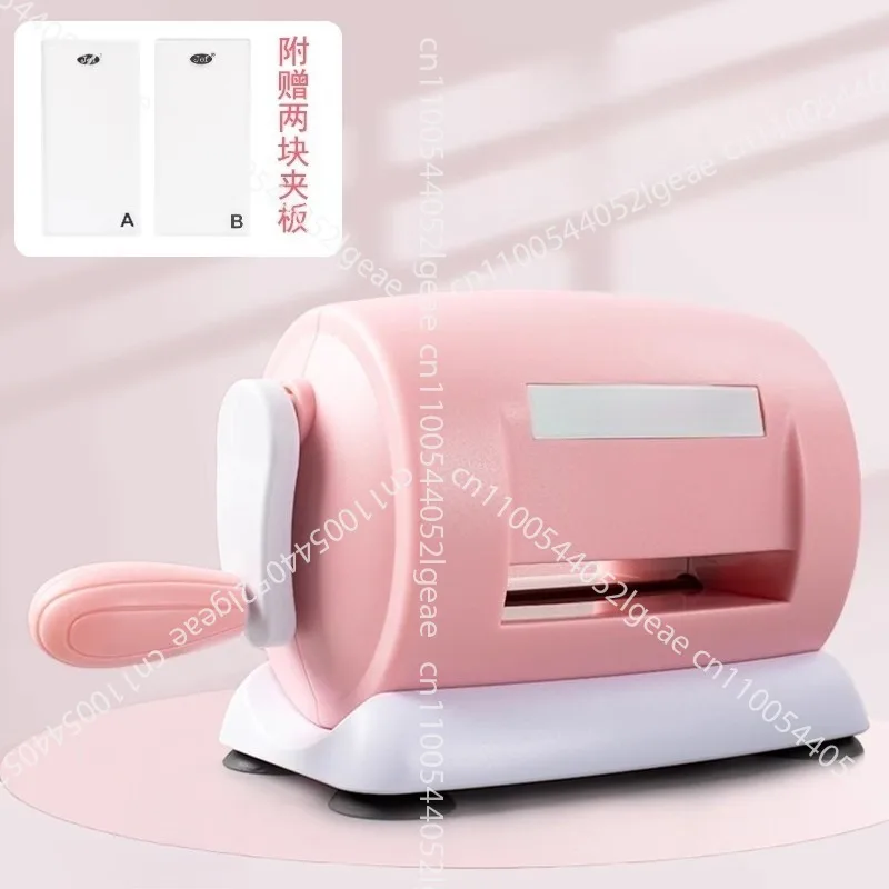 Paper art machine manual knurling paper cutter DIY rolling die cutting machine hand crank knife die embossing machine