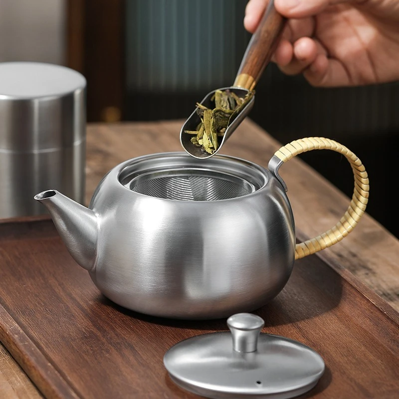 304 stainless steel teapot imported from Japan, kettle, tea can household pot set