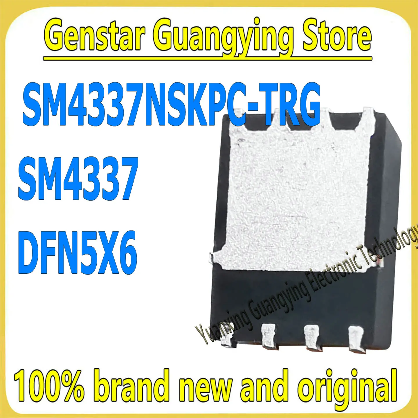 (5 Pieces) SM4337NSKPC-TRG SM4337 SMD DFN5X6 N-Channel MOSFET Field Effect Tube 100% Brand New & Original