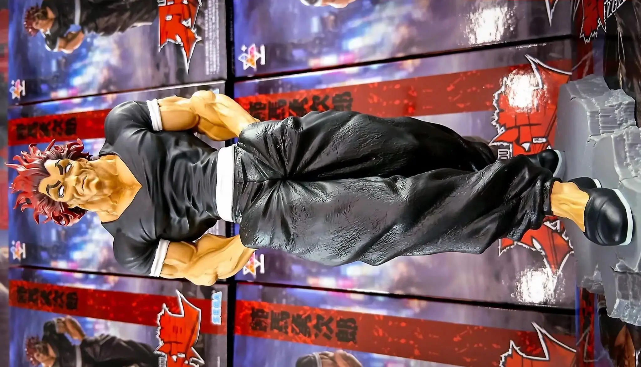 Figura de acción  de PVC de SEGA Luminasta Baki Dou Yujiro Hanma, modelo Ba