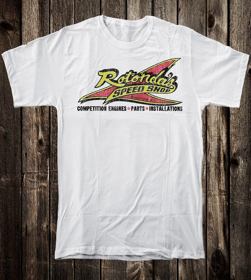 Hot Rod Tee T Shirt Drag Race Racing Rotonda's Speed Shop New Jersey