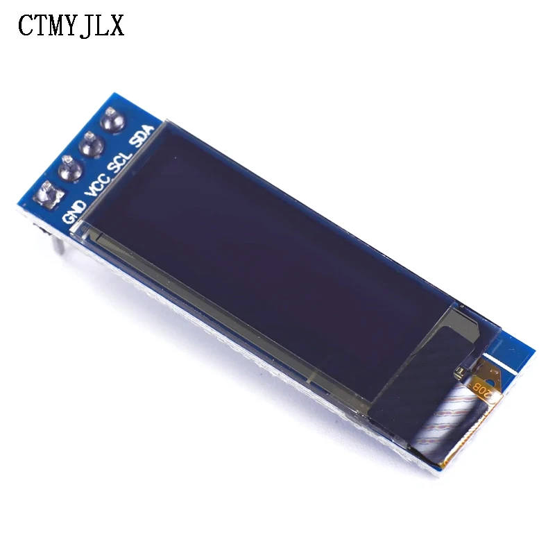 10 قطعة 0.91 بوصة OLED وحدة عرض أبيض/أزرق OLED 128X32 LCD LED عرض SSD1306 12832 0.91 IIC I2C التواصل ل Ardunio