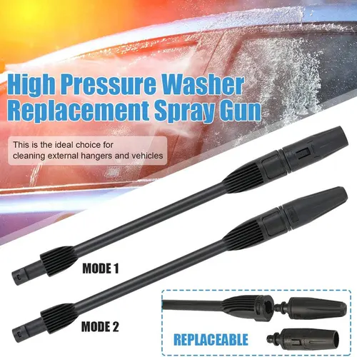 Imagen 2 del producto Arandela de alta presión para Karcher K2-K7, 2 boquillas ajustables de repuesto para PISTOLA DE PULVERIZACIÓN de coche, extensión de PISTOLA DE PULVERIZACIÓN