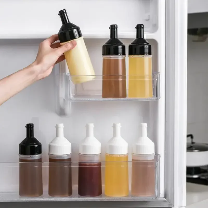 Ketchup Senf Mayo Spender Salat Saucen Olivenöl Flaschen Küchenzubehör Salz- und Pfefferstreuer