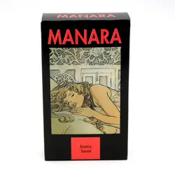 10.3*6cm Erotic Tarot of Manara Cards 22 Major Arcana 56 Minor Arcana